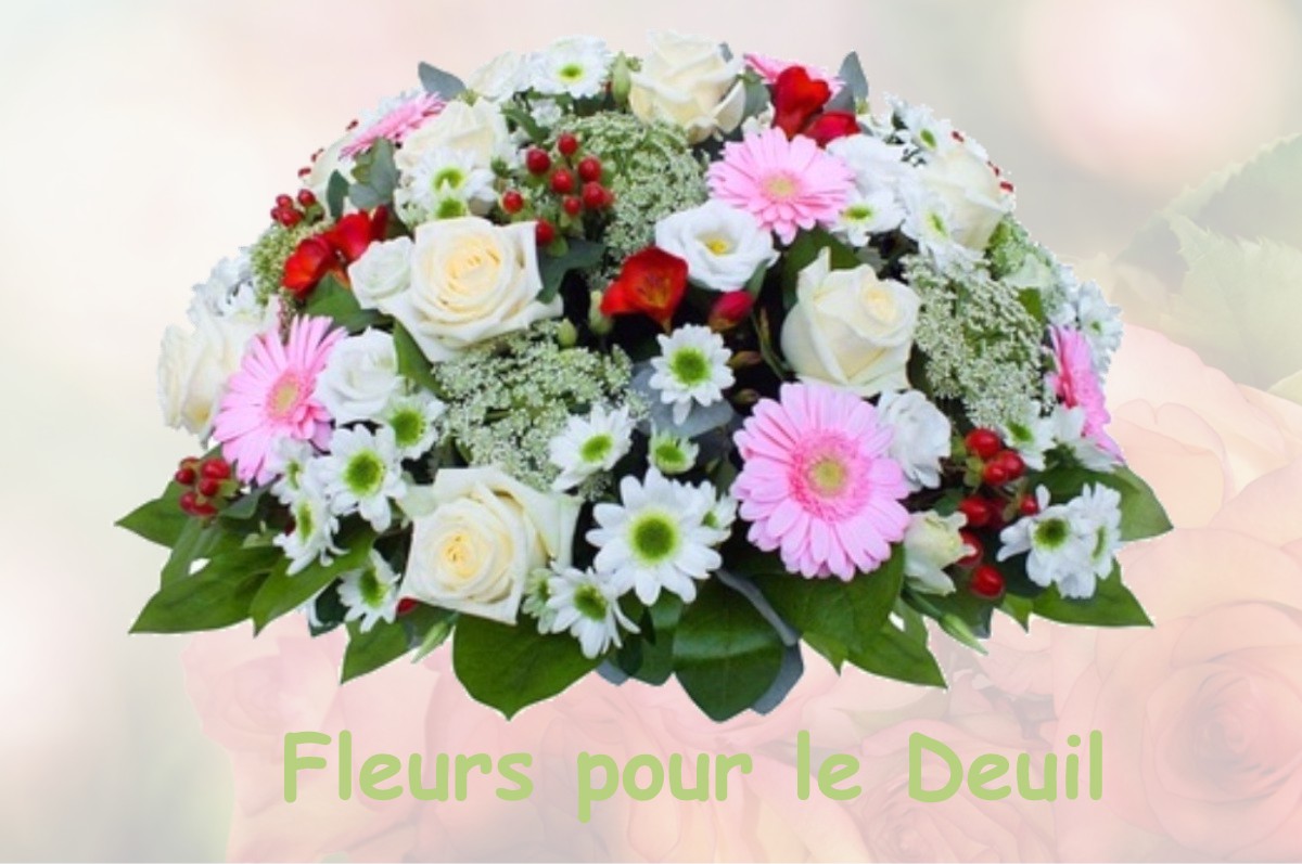 fleurs deuil SAINT-ROMAIN-DE-COLBOSC